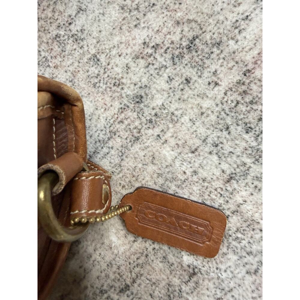 VTG 90’s Coach Cassidy Mini Crossbody Brown Gold Hardware USA Dakota Saddle Rare - Picture 9 of 12